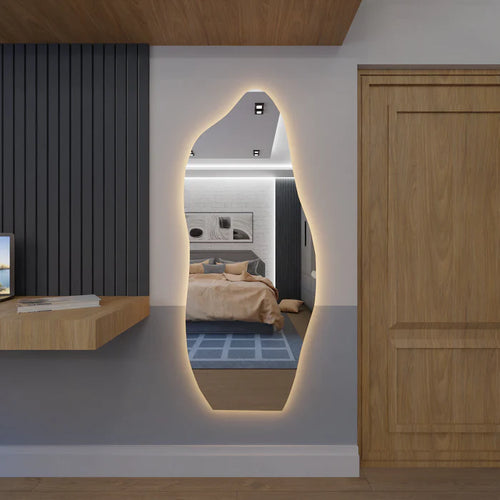 Espelho Orgânico Com Led 170cm x 70cm Modelo Sins